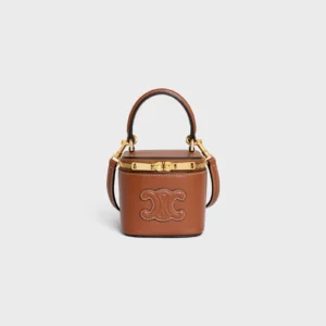 MINI VANITY CASE CUIR TRIOMPHE IN SMOOTH CALFSKIN