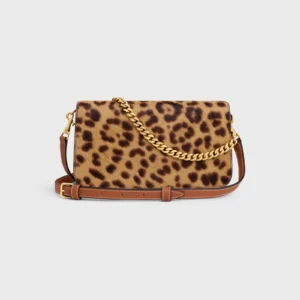 MULTIPOCHETTE in PONY CALFSKIN WITH LEOPARD PRINT