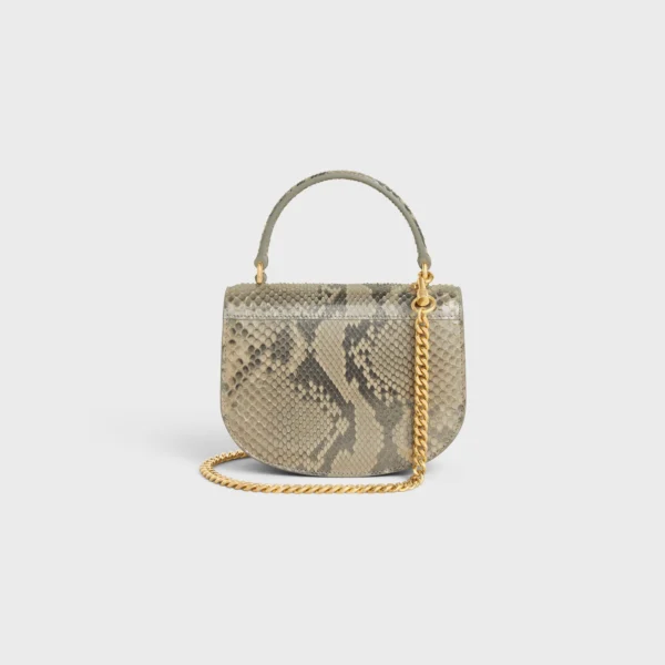MINI CHAIN BESACE CLEA in PEARLY PYTHON