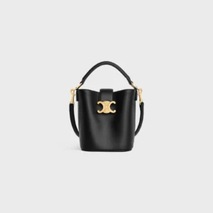 MINI BUCKET LOUISE in smooth calfskin