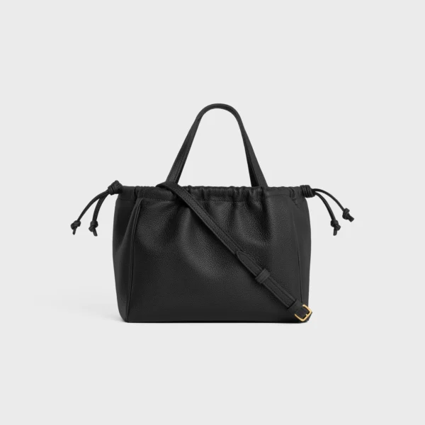 SMALL CABAS DRAWSTRING CUIR TRIOMPHE in Grained calfskin