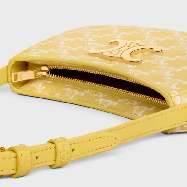 MEDIUM TILLY BAG in TRIOMPHE CANVAS AND CALFSKIN