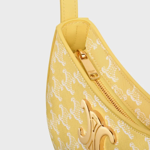MEDIUM TILLY BAG in TRIOMPHE CANVAS AND CALFSKIN