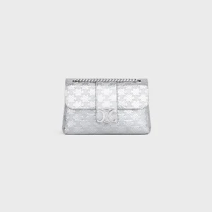 TEEN CELINE VICTOIRE BAG in PYTHON EFFECT CALFSKIN WITH TRIOMPHE ALL-OVER