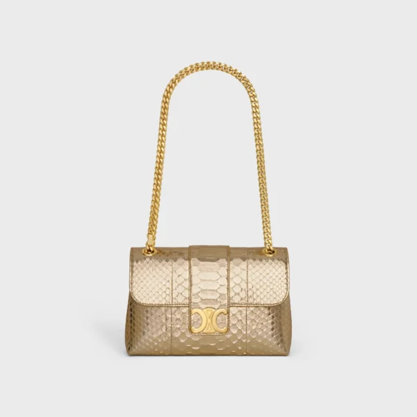 TEEN CELINE VICTOIRE BAG in LAMINATED PYTHON