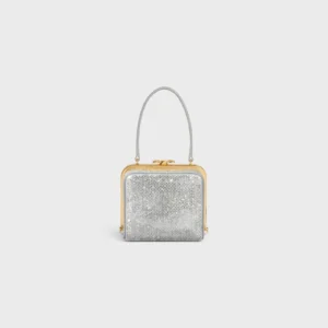 CELINE LANA MINAUDIERE in SUEDE CALFSKIN WITH STRASS