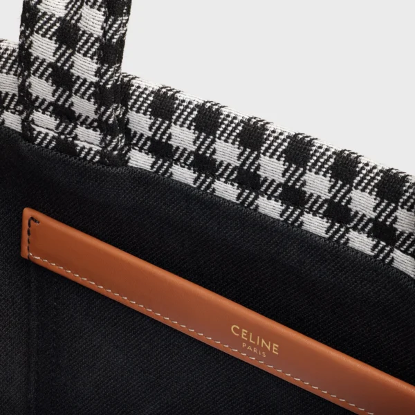 small cabas thais in VICHY TEXTILE AND CALFSKIN