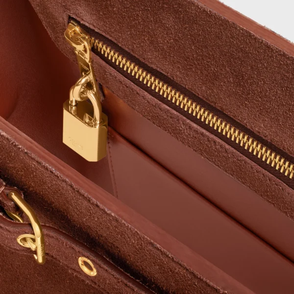CELINE CONTI BAG in SUEDE CALFSKIN