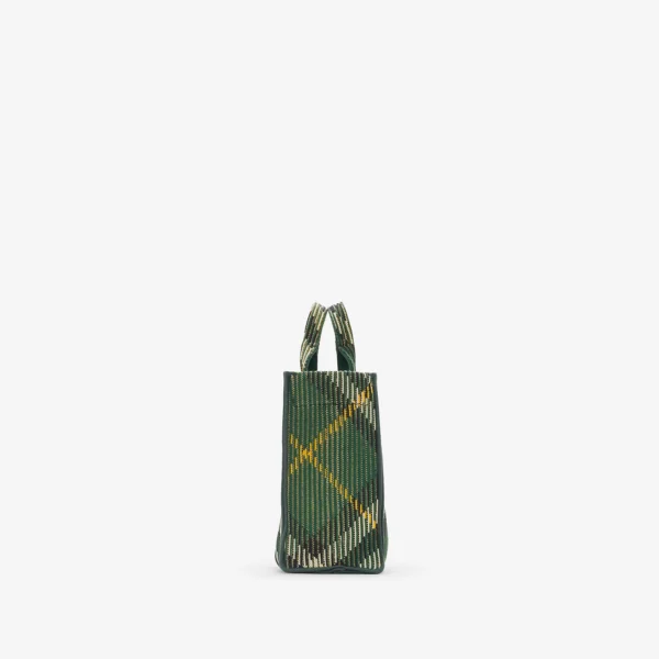 Mini Check Knitted Tote