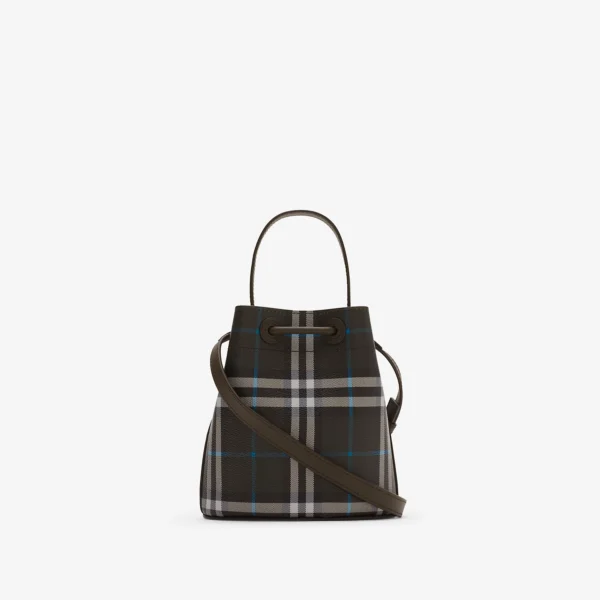 Mini Check Bucket Bag