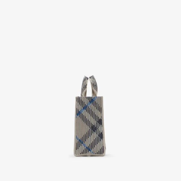 Mini Check Knitted Tote