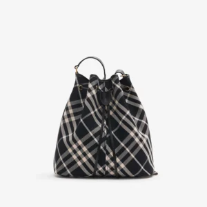 Medium Check Bucket Bag