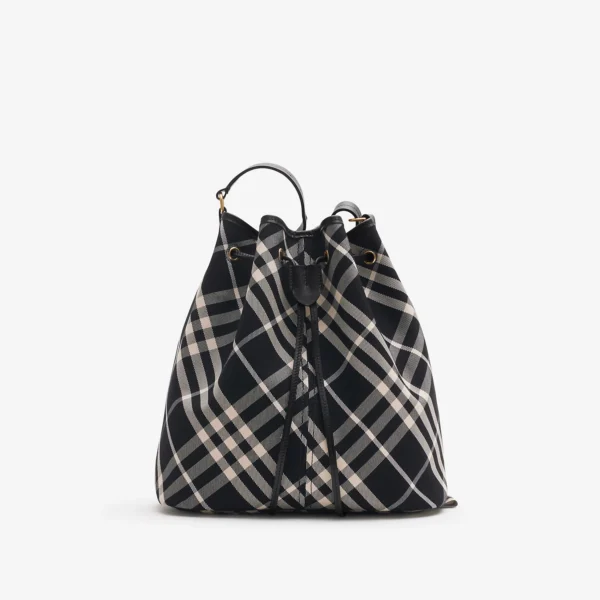 Medium Check Bucket Bag