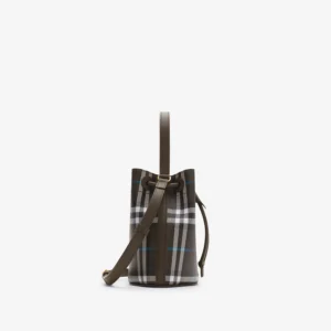 Mini Check Bucket Bag