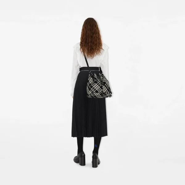 Medium Check Bucket Bag